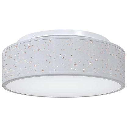 Lampada da soffitto Grigio 38 x 38 x 13,5 cm Tessuto