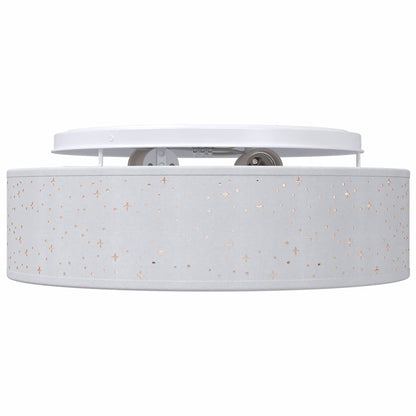 Lampada da soffitto Grigio 38 x 38 x 13,5 cm Tessuto