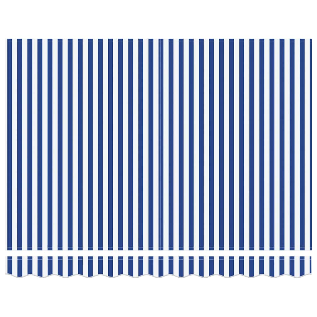 Telo di ricambio per tenda da sole Blu e Bianco 235 x 195 cm