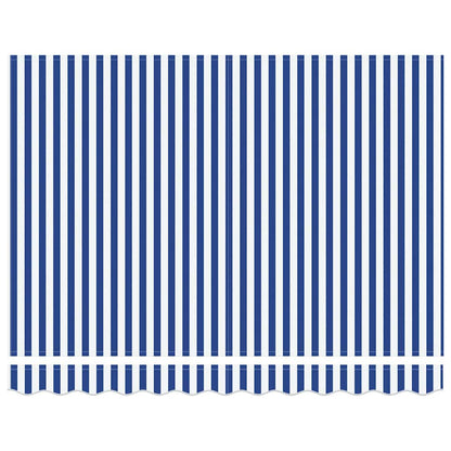 Telo di ricambio per tenda da sole Blu e Bianco 235 x 195 cm
