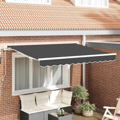 Telo di ricambio per tenda da sole Antracite 3 x 2 m Poliestere