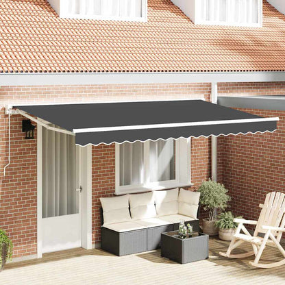 Telo di ricambio per tenda da sole Antracite 4 x 2 m Poliestere