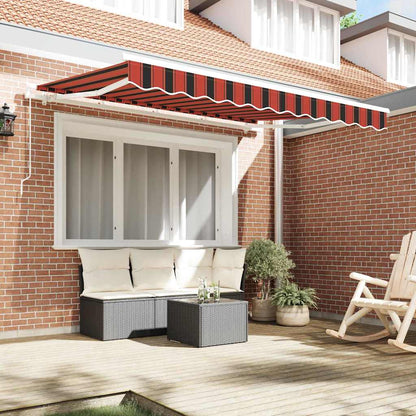 Telo di ricambio per tenda da sole Arancione e Marrone