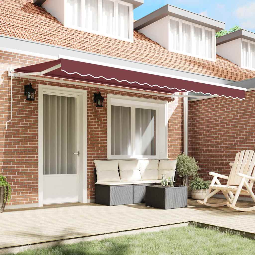 Telo di ricambio per tenda da sole Rosso Borgogna 4 x 2 m