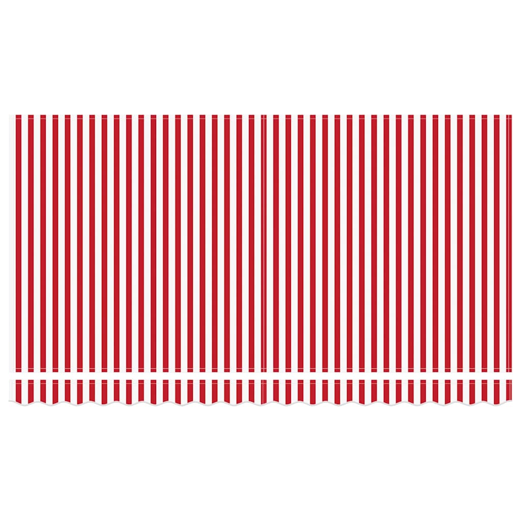 Telo di ricambio per tenda da sole Rosso e Bianco 4 x 2 m