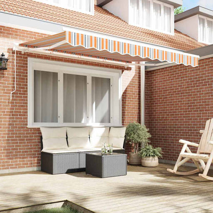 Telo di ricambio per tenda da sole Blu e Arancione 2,5 x 2 m