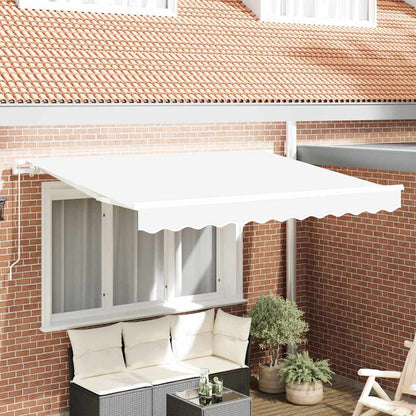 Telo di ricambio per tenda da sole Bianco 3 x 2,5 m Poliestere