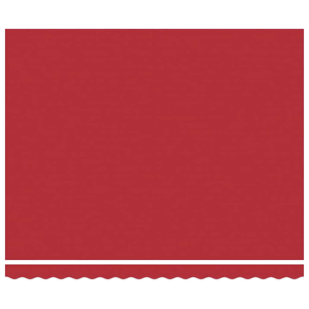 Telo di ricambio per tenda da sole Rosso 4 Ã— 3,5 m Poliestere