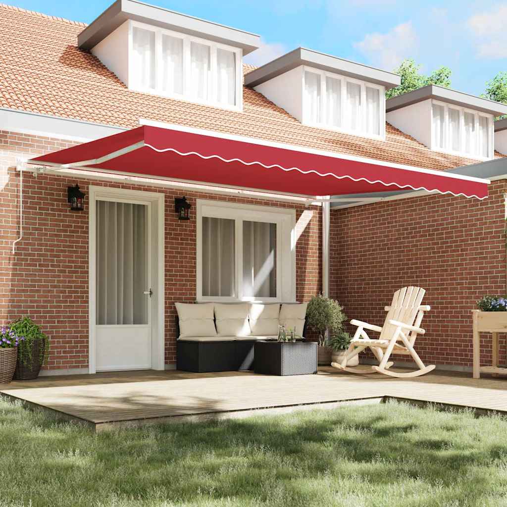 Telo di ricambio per tenda da sole Rosso 430 x 295 cm