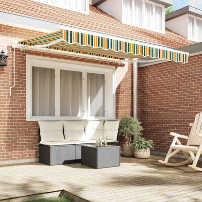 Telo di ricambio per tenda da sole Verde e giallo 3,5 x 2,5 m