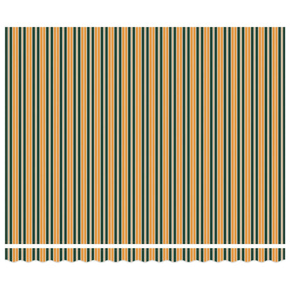 Telo di ricambio per tenda da sole Verde e giallo 380 x 345 cm