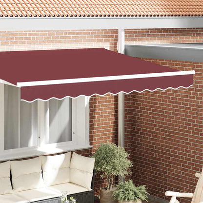 Tenda a Braccio Borgogna 580 x 20 cm Tela