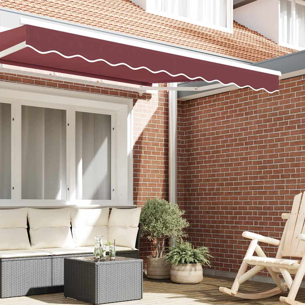 Tenda a Braccio Borgogna 580 x 20 cm Tela