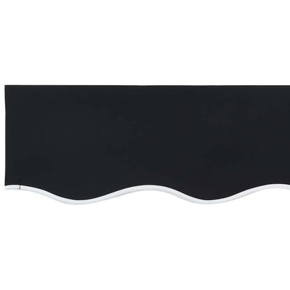 Tenda a Braccio Nero 580 x 20 cm Tela