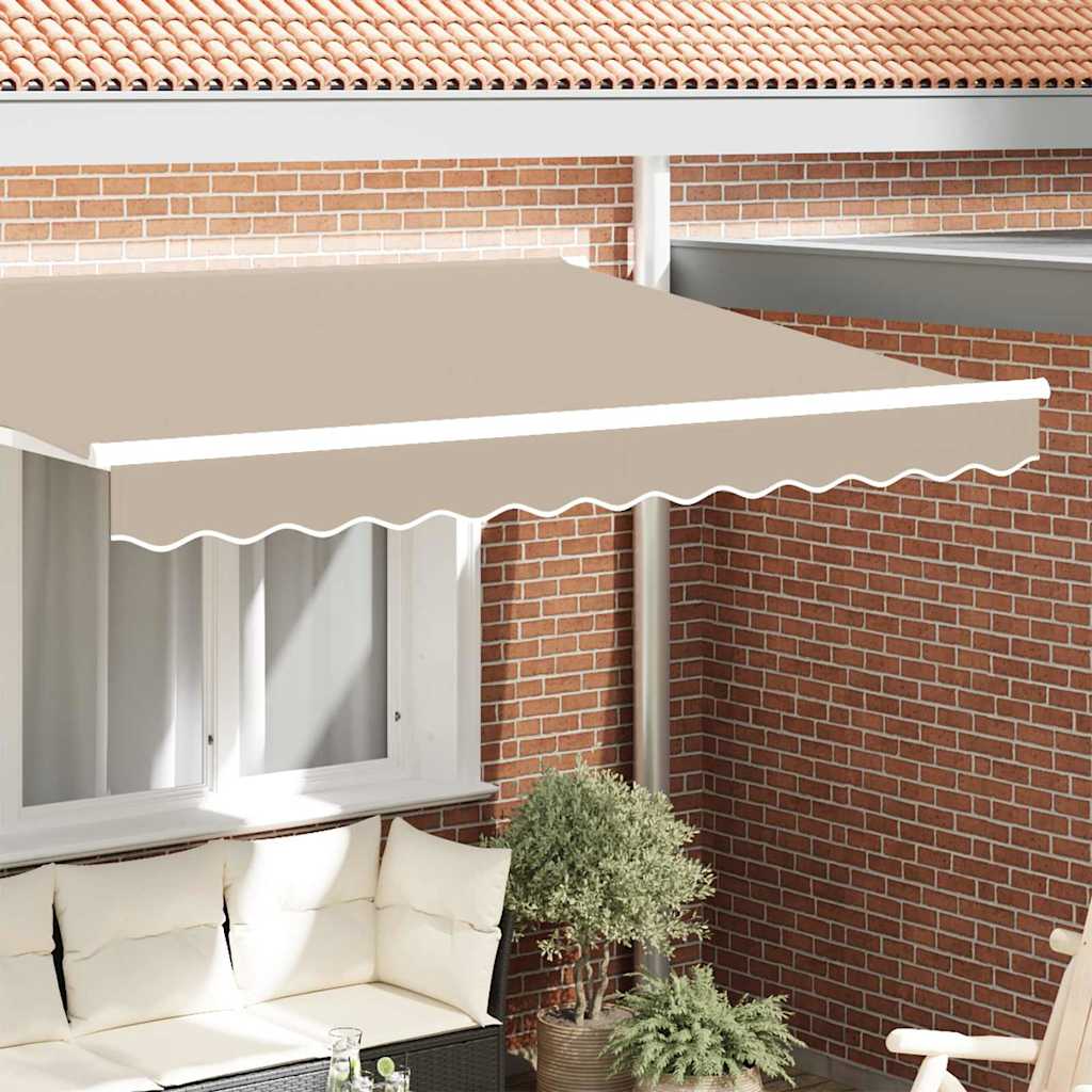 Tenda a Braccio Beige 580 x 20 cm Tela