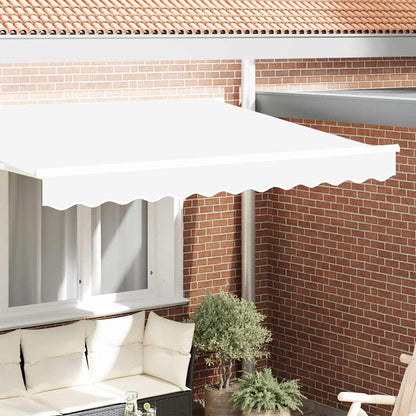 Tenda a Braccio Bianco 580 x 20 cm Tela