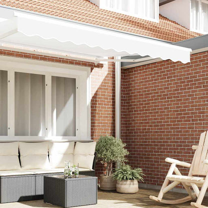 Tenda a Braccio Bianco 580 x 20 cm Tela