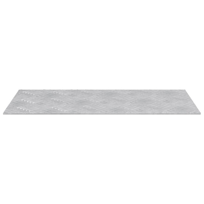 Gradini per Scale 4 pcs Argento 50 x 25 cm Alluminio