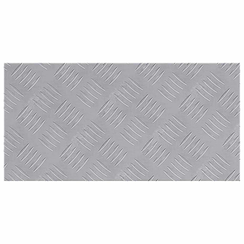 Gradini per Scale 4 pcs Argento 50 x 25 cm Alluminio