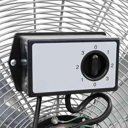 Ventilatore a tamburo Argento 79 x 37 x 82 cm Alluminio