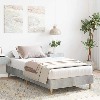 Struttura del letto Grigio cemento 203 x 93 x 25 cm