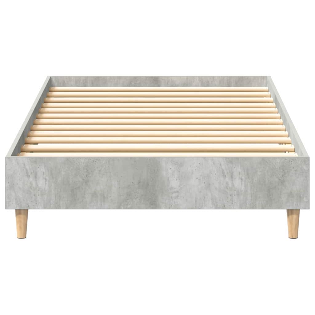 Struttura del letto Grigio cemento 203 x 93 x 25 cm