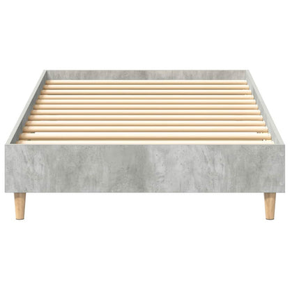 Struttura del letto Grigio cemento 203 x 93 x 25 cm