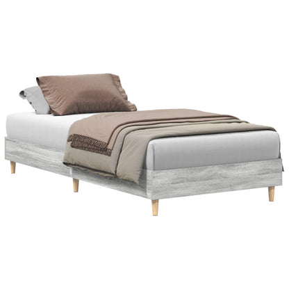 Struttura del letto Grigio Sonoma 203 x 93 x 25 cm