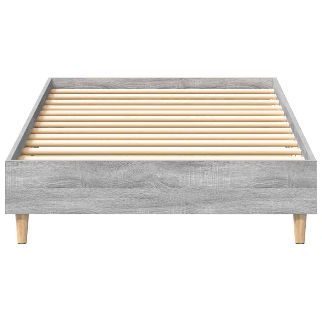 Struttura del letto Grigio Sonoma 203 x 93 x 25 cm