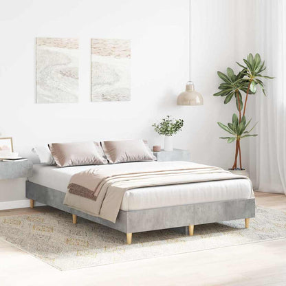 Struttura del letto Grigio cemento 193 x 123 x 25 cm