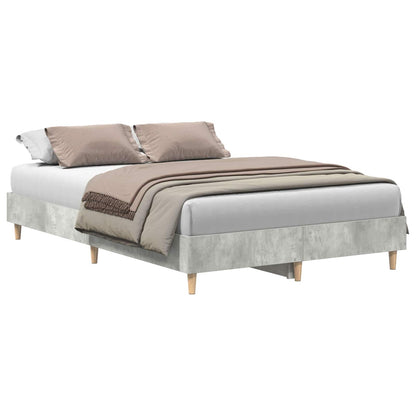 Struttura del letto Grigio cemento 193 x 123 x 25 cm