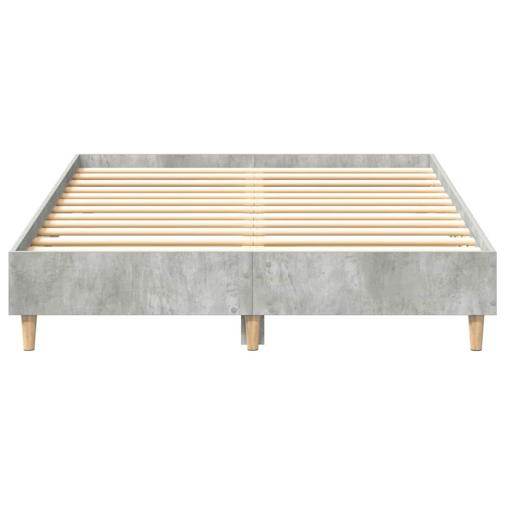 Struttura del letto Grigio cemento 193 x 123 x 25 cm