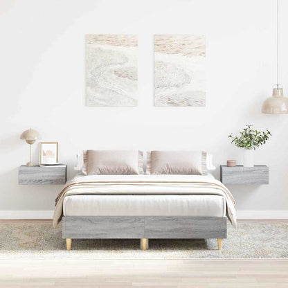 Struttura del letto Grigio Sonoma 193 x 123 x 25 cm
