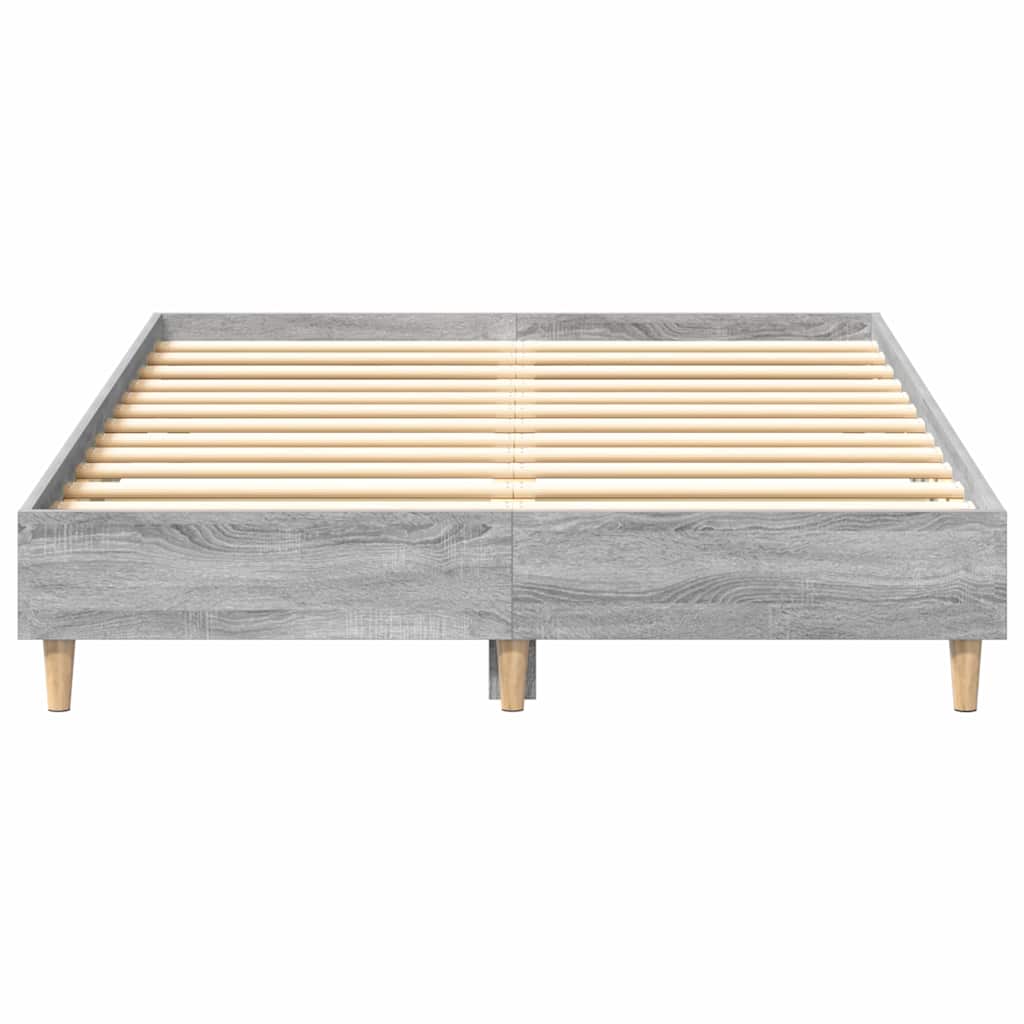 Struttura del letto Grigio Sonoma 193 x 123 x 25 cm