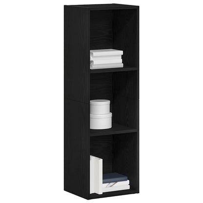 Libreria Rovere Nero 36x30x114 cm in Legno Multistrato