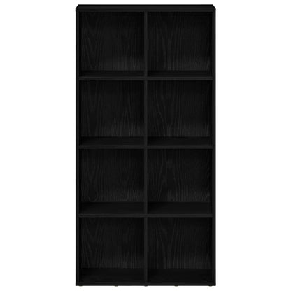 Libreria Rovere Nero 66x30x130 cm in Legno Multistrato