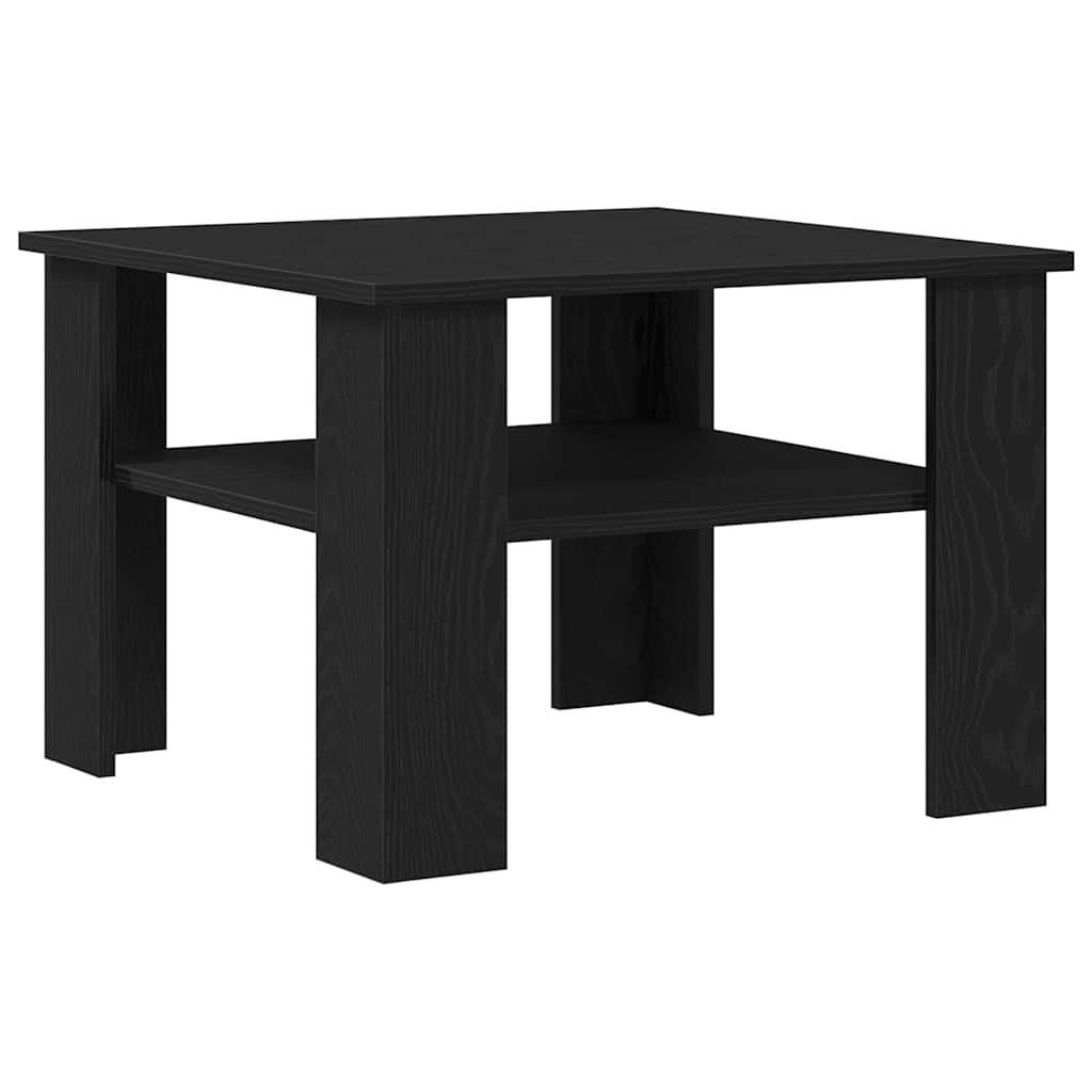Tavolino da salotto Rovere Nero 60 x 60 x 42 cm