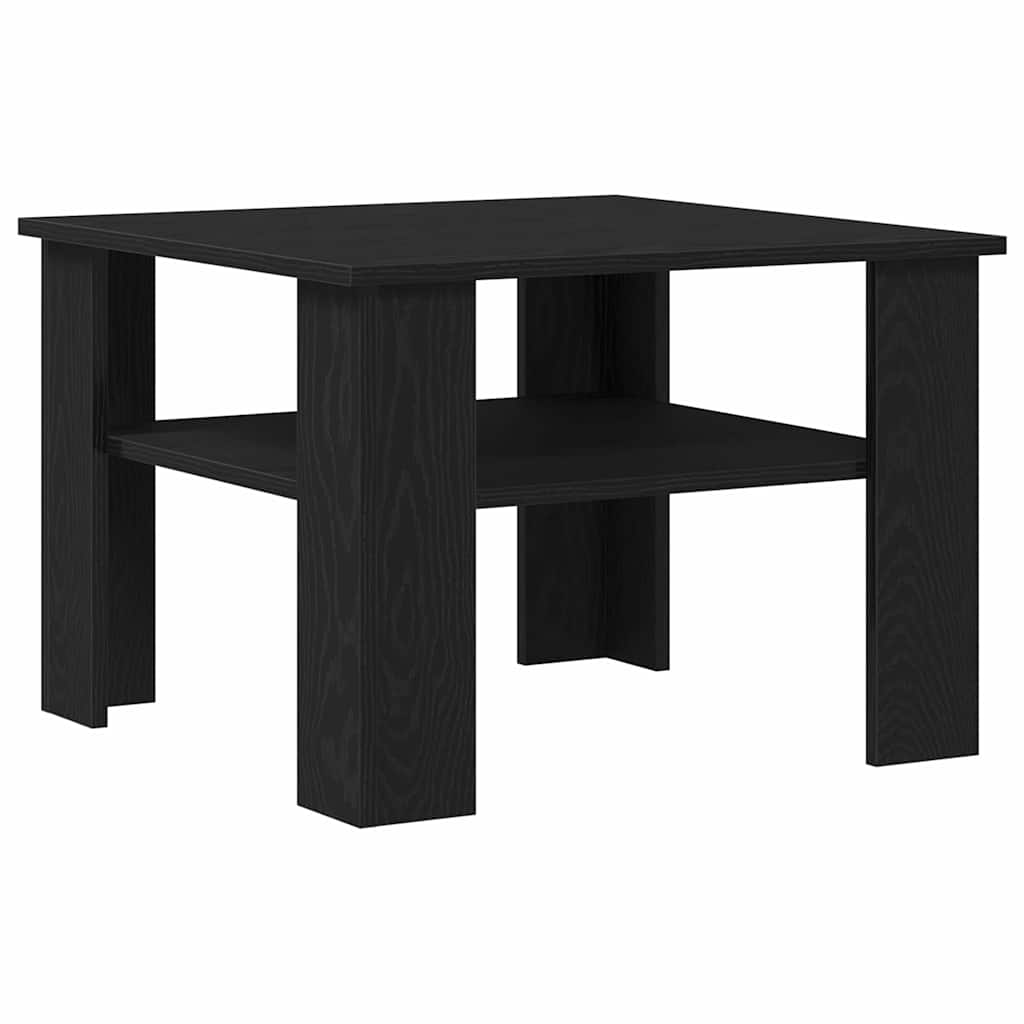 Tavolino da salotto Rovere Nero 60 x 60 x 42 cm