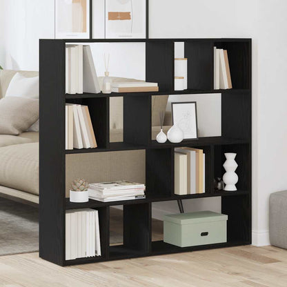 Libreria/Divisorio Rovere Nero 105x24x102 cm