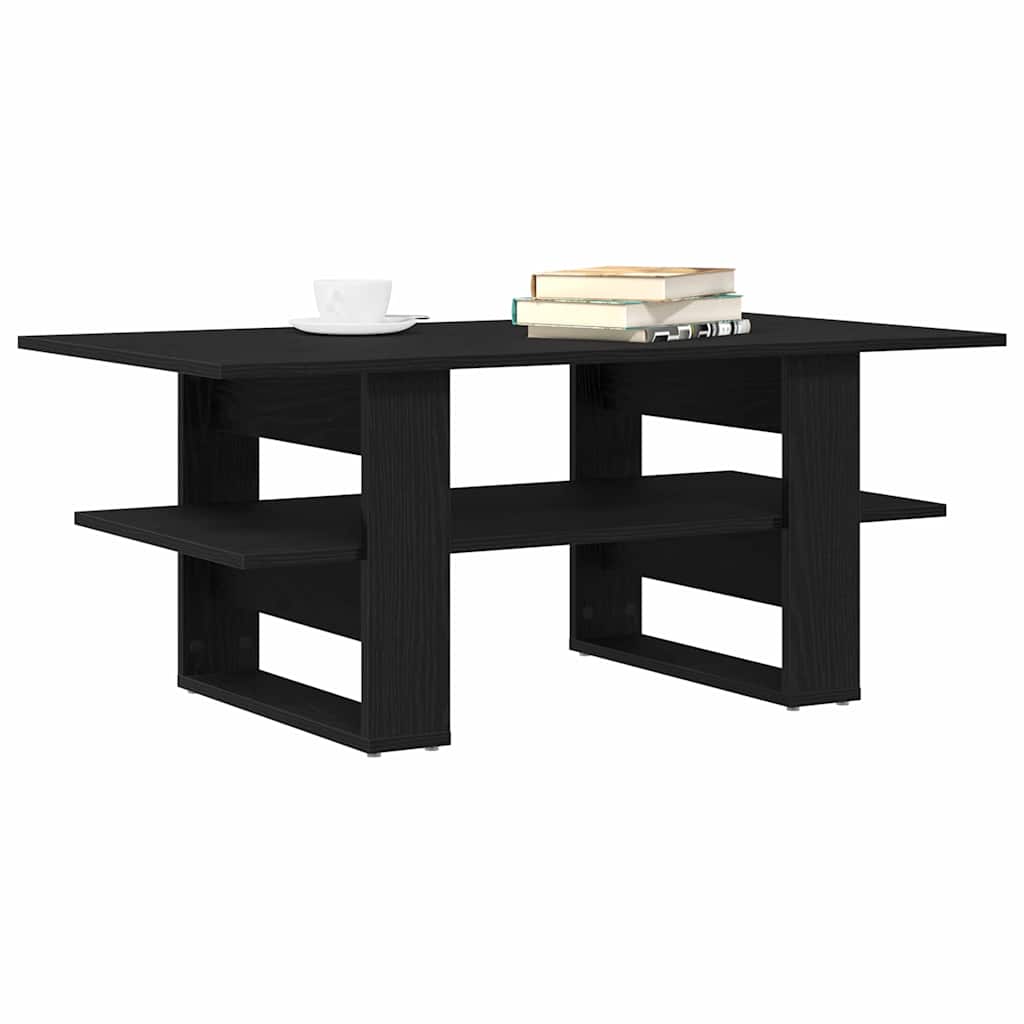 Tavolino da salotto Rovere Nero 102 x 55 x 42 cm