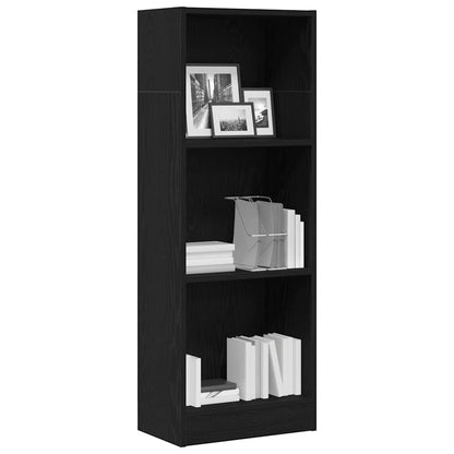 Libreria Rovere Nero 40x24x109 cm in Truciolato