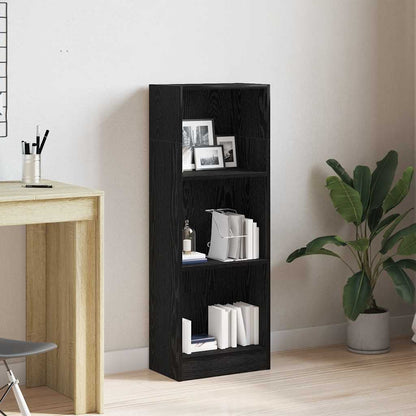 Libreria Rovere Nero 40x24x109 cm in Truciolato