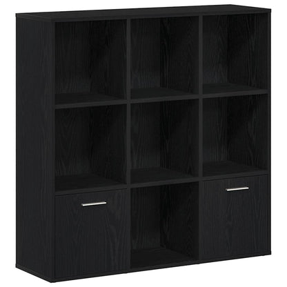 Libreria Rovere Nero 98x29x97,5 cm Legno Multistrato