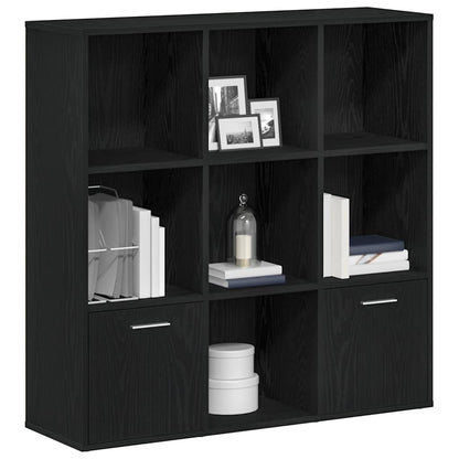 Libreria Rovere Nero 98x29x97,5 cm Legno Multistrato