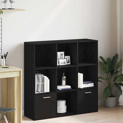 Libreria Rovere Nero 98x29x97,5 cm Legno Multistrato