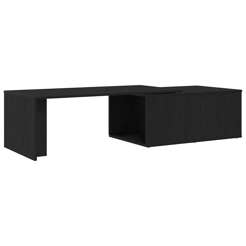 Tavolino da salotto Rovere Nero 150 x 50 x 35 cm