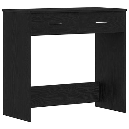 Scrivania Rovere Nero 80 x 40 x 75 cm Legno multistrato