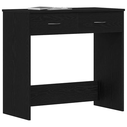 Scrivania Rovere Nero 80 x 40 x 75 cm Legno multistrato