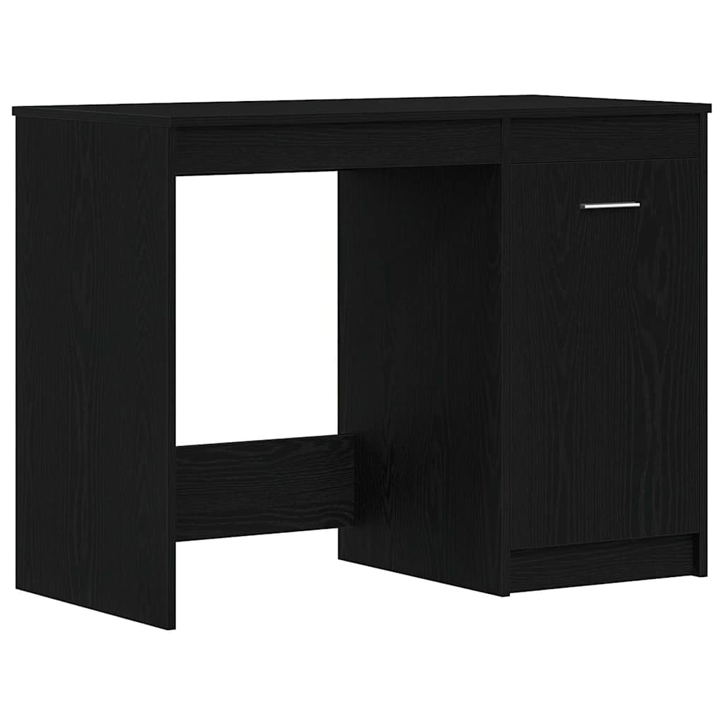 Scrivania Rovere Nero 100 x 50 x 76 cm Legno multistrato
