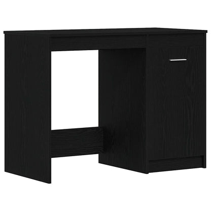 Scrivania Rovere Nero 100 x 50 x 76 cm Legno multistrato